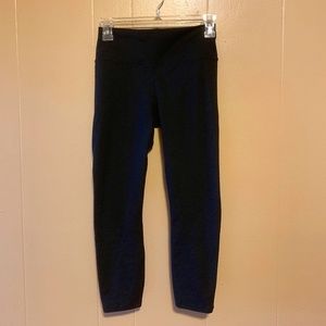 Fabletics Black High-Waisted Capri Leggings